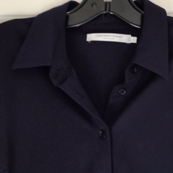 Navy blue button down shirt - Picture 4 of 7